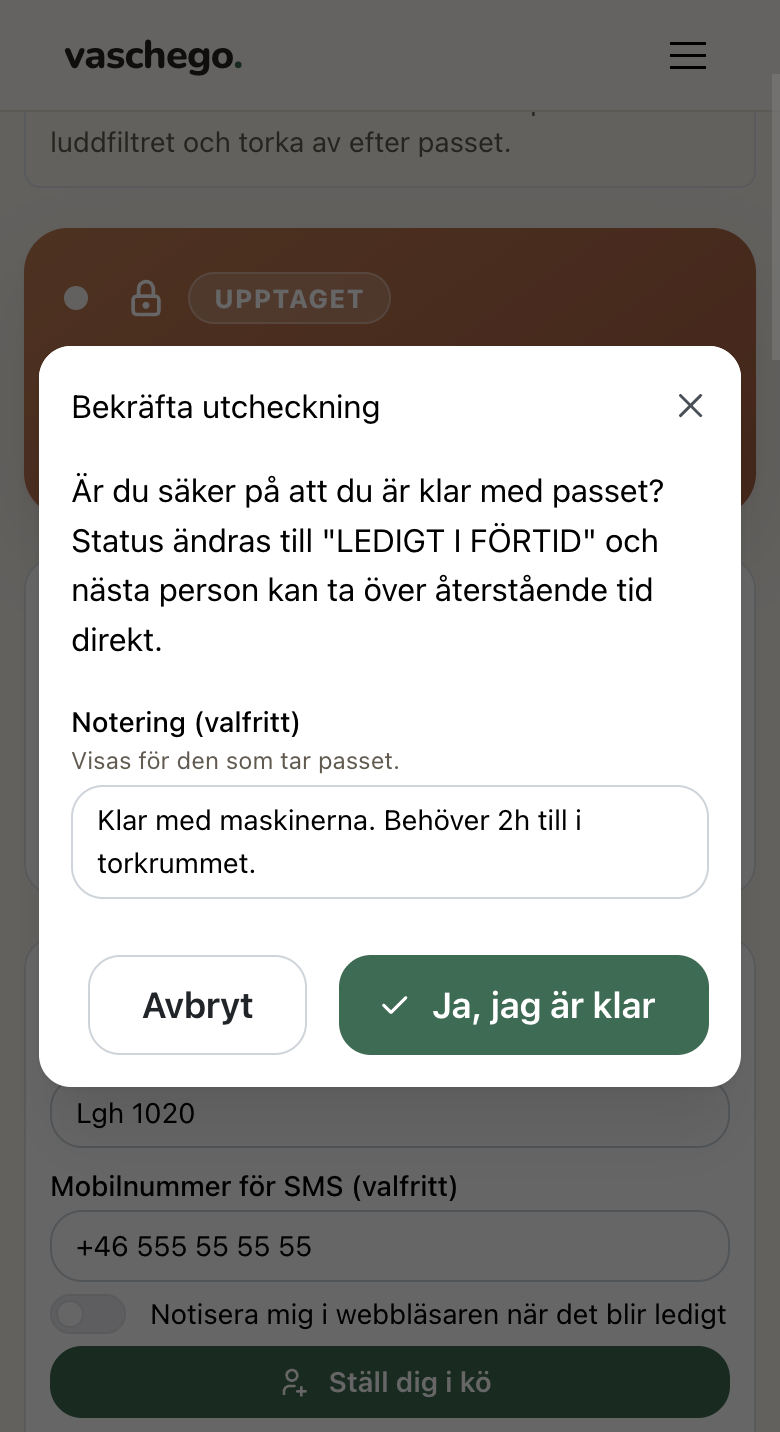 Klar tidigare? Frigör passet